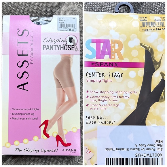 ***NWT***Bundle Pack/ SPANX Center-Stage Shaping Tights - Picture 1 of 11